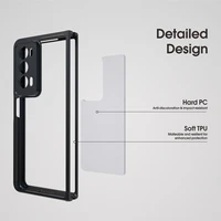 IBMRS for Honor Magic V2 fold Case,Frosted transparent Shockproof Protection Case 2
