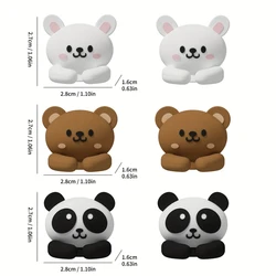Desktop Cute Cable Organizer Clips - Self Adhesive Cord Management (Mix 6pcs)