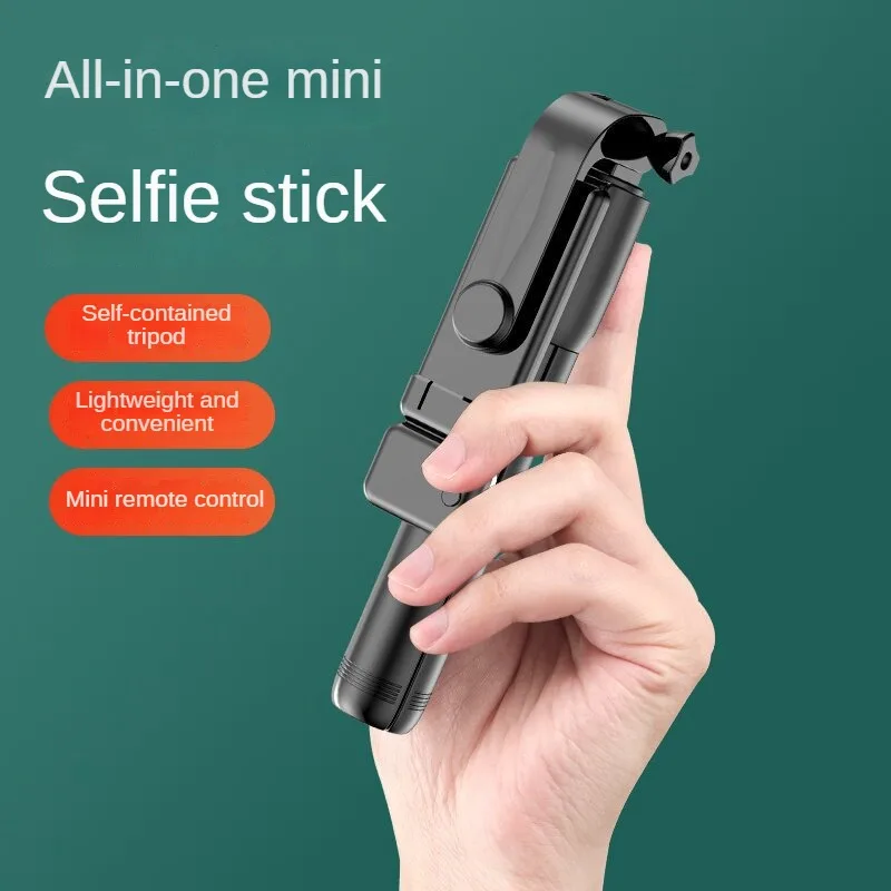 Bluetooth Wireless Selfie Stick Mini Tripod Extendable Remote Shutter Led Light For Smartphones Balance Steady Shooting Live