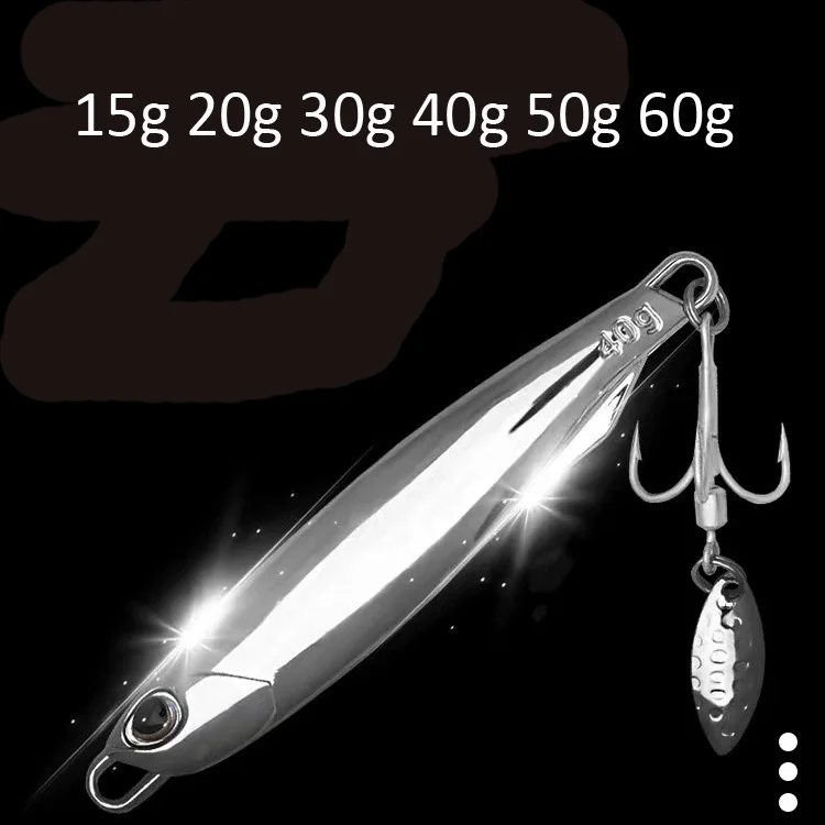 

Fishing Diamond Jig with High Carbon Steel Treble Hook 1pc Premium Fishing Lure Durable Fishing Jig for Saltwater Freshwater