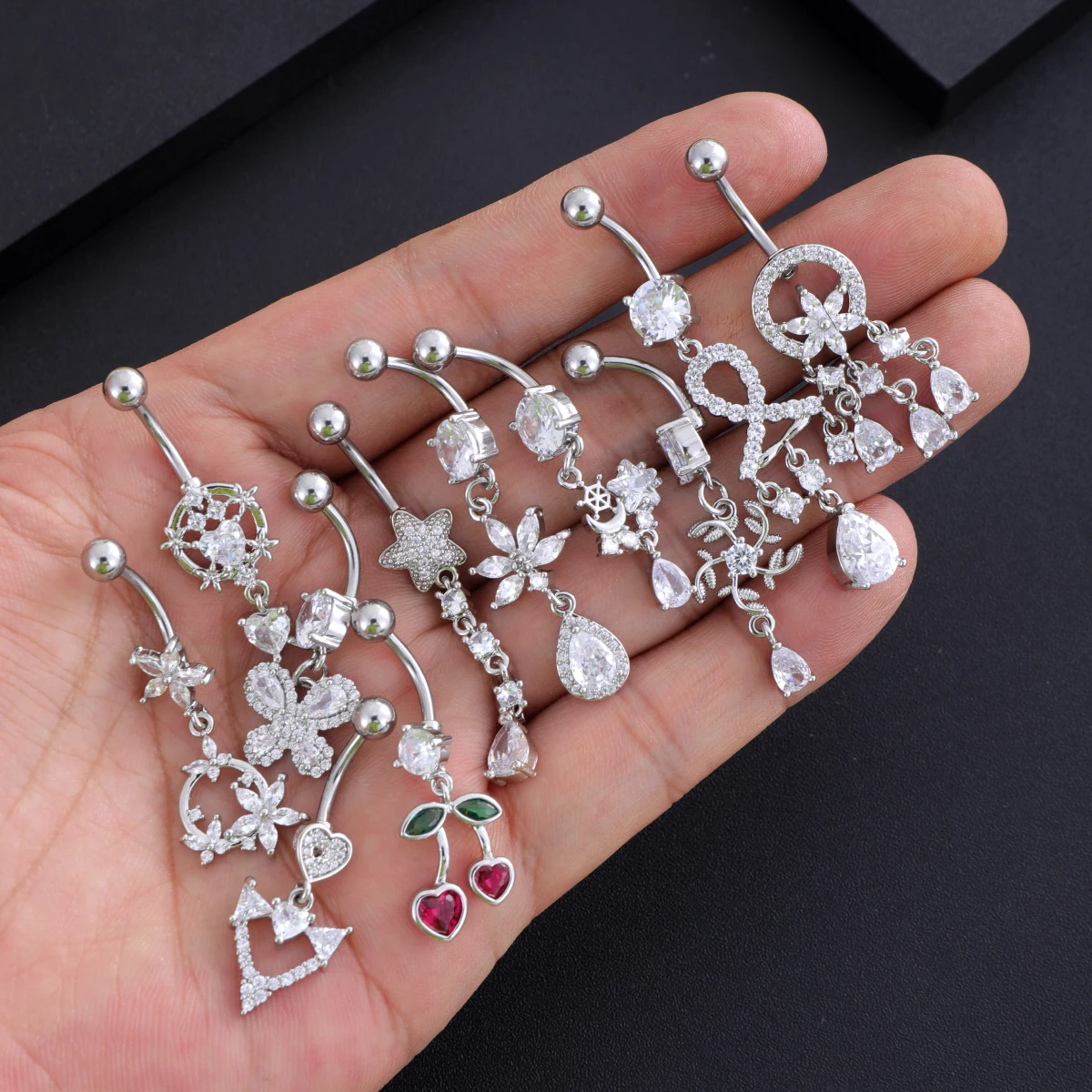 Belly Button Rings Jewelry 14G For Piercing