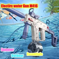 M416 Water Gun Electric Pistol Shooting Toy Full Automatic Summer Shoot Beach Outdoor Fun Toy For Children Boys Girl Adults Gift 1