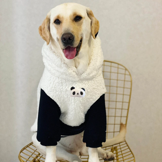 Large Dogs Winter Labrador Golden Retriever Winter Warm Clothes Samoyed  Thick Sweater