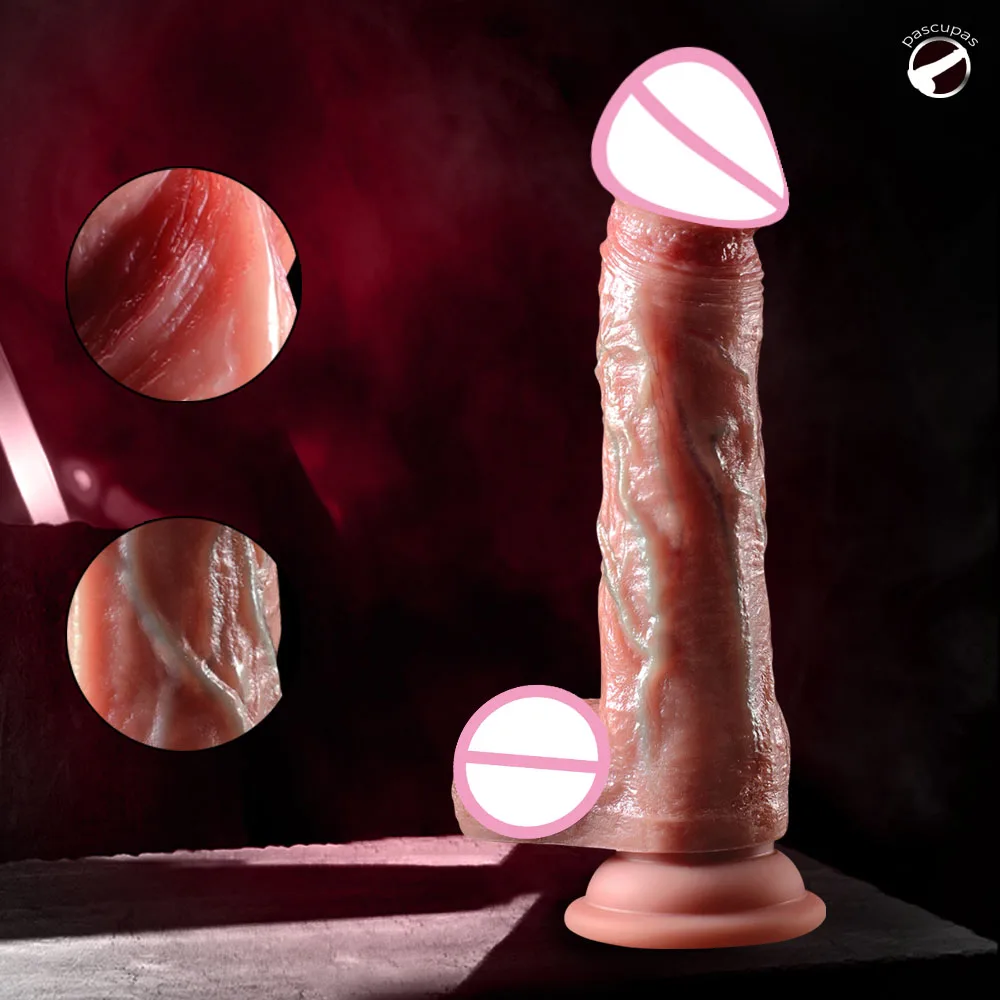 8.46inch long Silicone Anal Dildo with Strong Suction Cup for Women Lesbian Soft Sex Toys sex toys