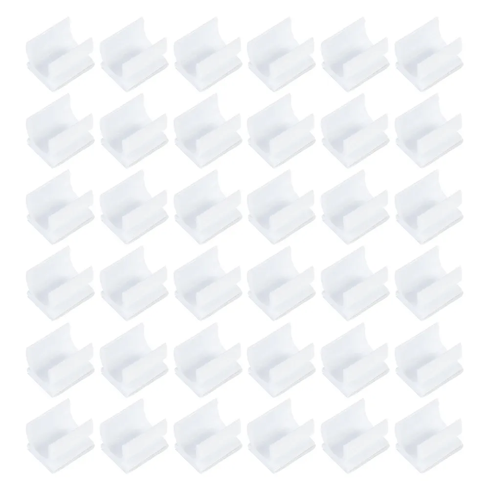 200Pcs 화이트 보드 펜 클립 접착 펜 홀더 학교 사무실 홈 문구 주최자를위한 휴대용 플라스틱 연필 클램프