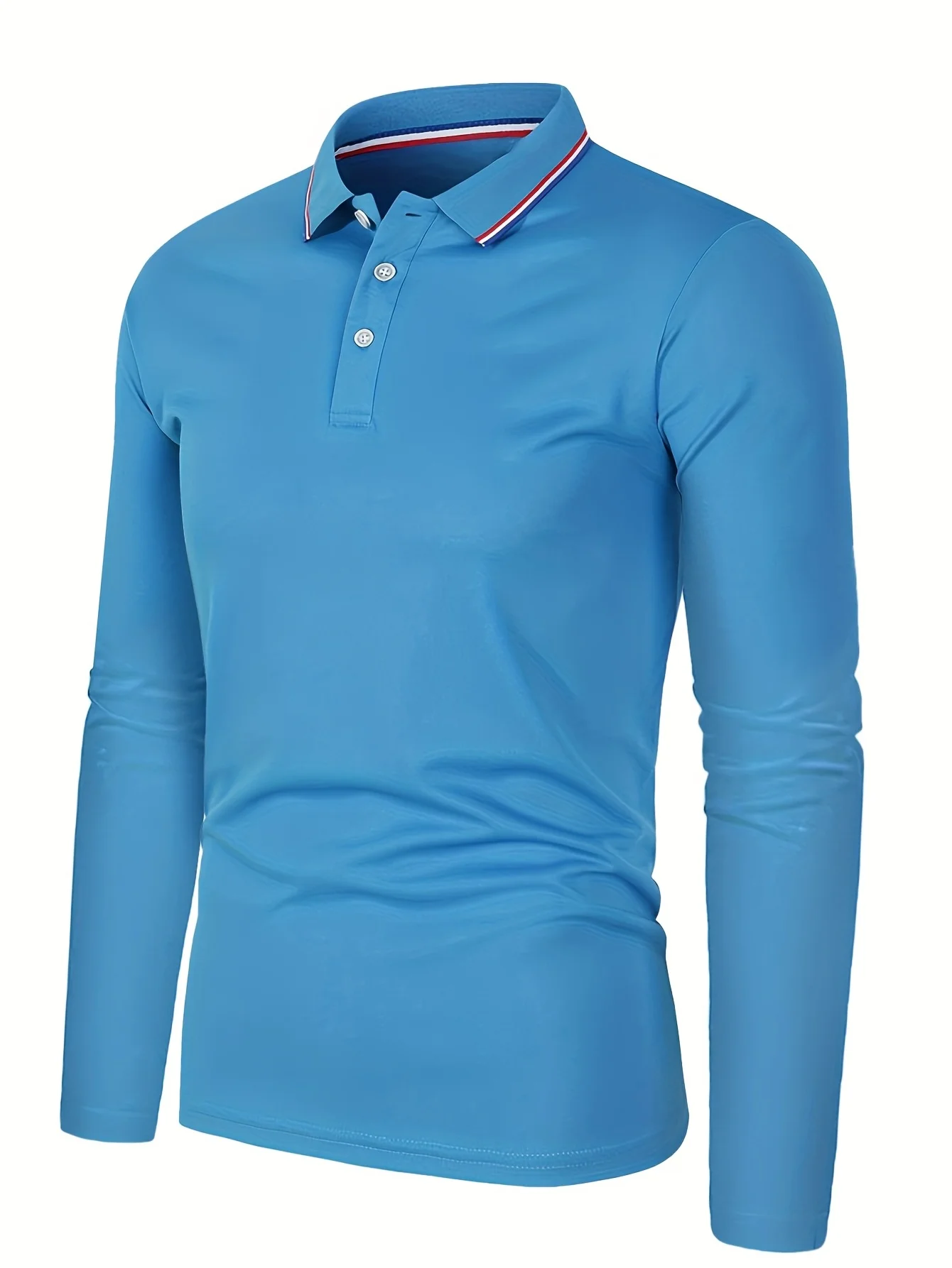 Herren-Business-T-Shirt für Herren Frühling und Herbst lässig atmungsaktiv bequem Polo-Shirt – Detail 10