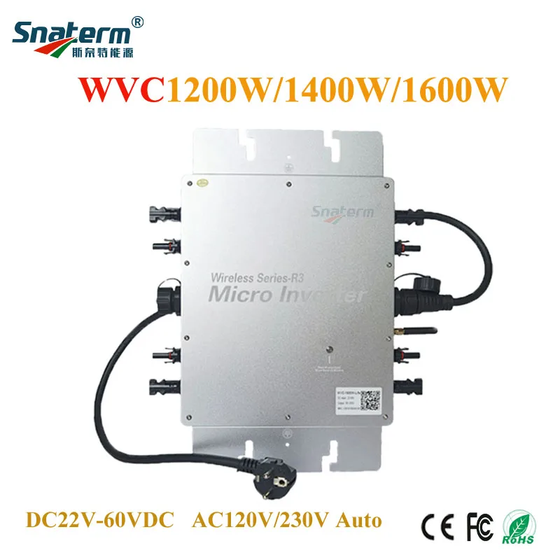 2024 투야 스마트 라이프 마이크로 그리드 묶음 태양광 인버터, 태양광 패널 사용, 입력 DC22V-60V  AC110V230V, 1200W, 1400W, 1600W
