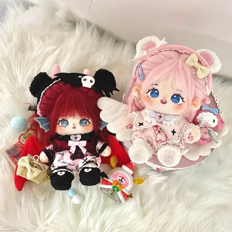 Cotton Doll 20CM Baby Adopts Cute Doll Accessories with Small Wings, Take Photos, Decorate Props 4