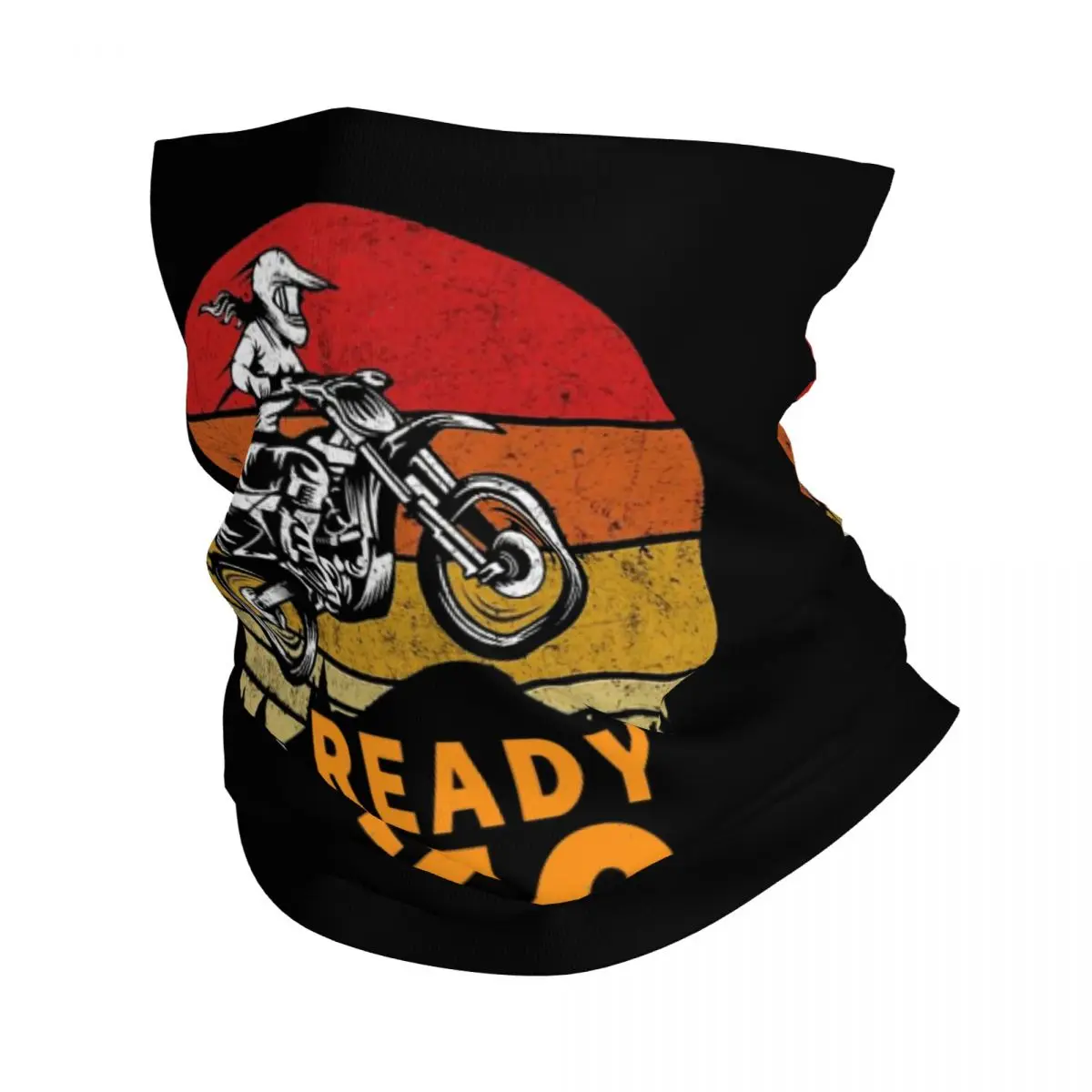 

Ready To Race Championship Bandana Neck Gaiter Printed moto motocycle Wrap Scarf Headband Fishing for Men Women Adult All Season