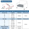 Jacquard Stretch Fabric Sofa Cover Plain Seat Couch Covers for Sofa Living Room Removable Seat Case Chaise Lounge Slipcover Pets 3