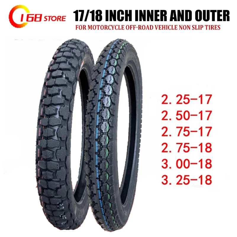 Chaoyang 2.25-17 2.50-17 2.75-17 3.00-17 3.00-18 Tires for Motorcycle Off-road Vehicle Non slip outer tires