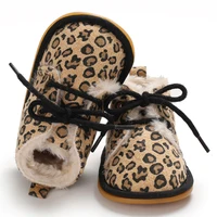 Leopard Theme Baby Shoes Boy Newborn Infant Toddler Casual Cotton Sole Anti-slip Breathable First Walkers Crawl Moccasins Shoes 5