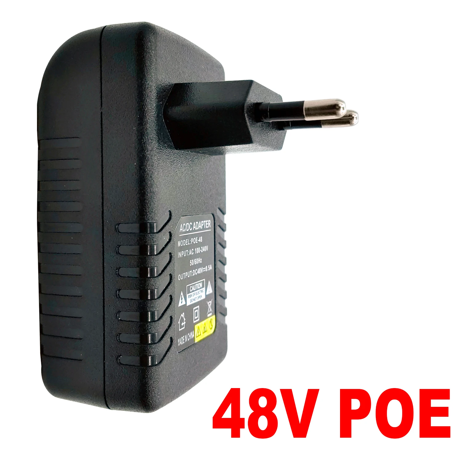 48V POE 0.5A EU Plug CCTV Security Surveillance POE Power Supply Adapter for Injector Ethernet IP Camera Switch NVR Router