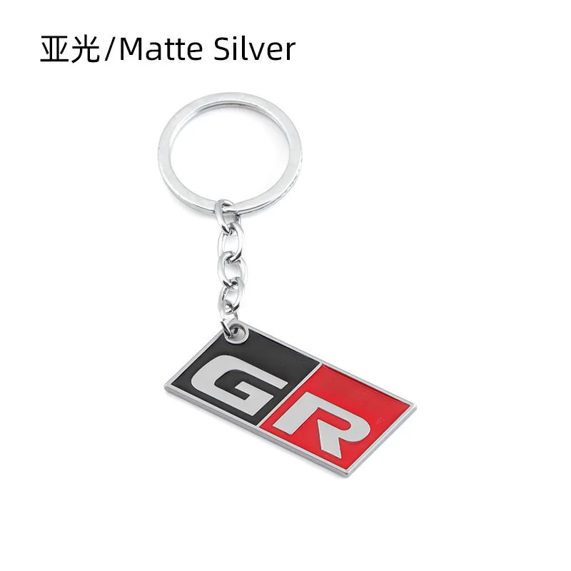 GR Sport Car Keychain Gazoo Racing Key Ring Chain For Toyota