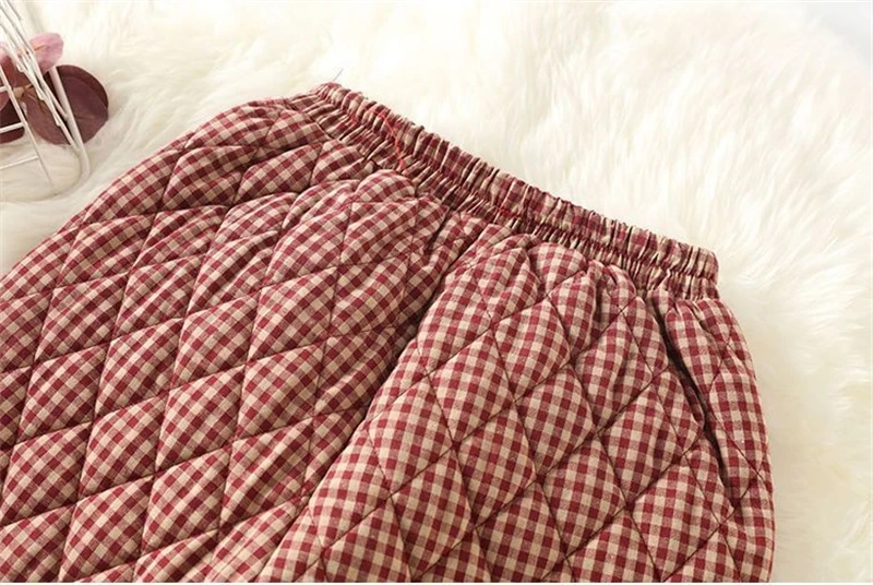 Middle Aged Mother Women's Winter Warm Pants 2024 Elegant Cotton-Padded Pants Loose Harem Pants Female Retro Casual Trousers
