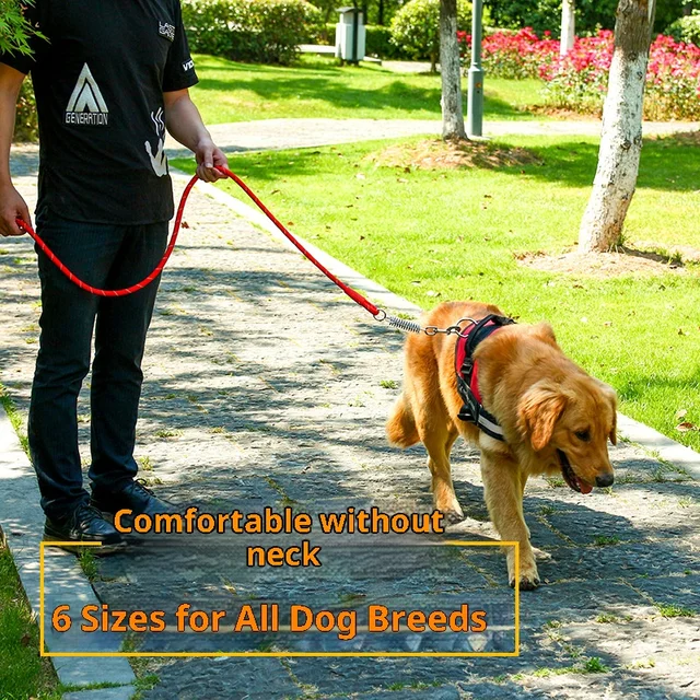 K9 Tactical Dog Harness and Leash Anti-Pull for Golden Retriever Pomeranian Adjustable Pet Walking Rope for Large Dogs 2