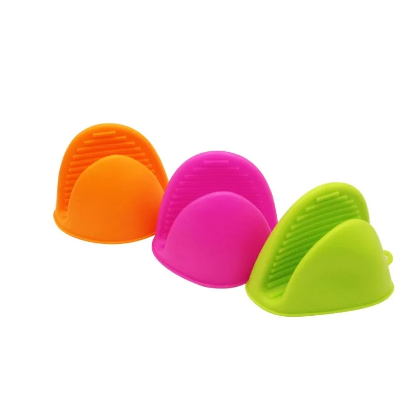 Silicone Mini Oven Insulated Hand Grip Anti Scald Gloves Microwave Gloves Gripping Thick Oven Gloves Kitchen Cooking Tools
