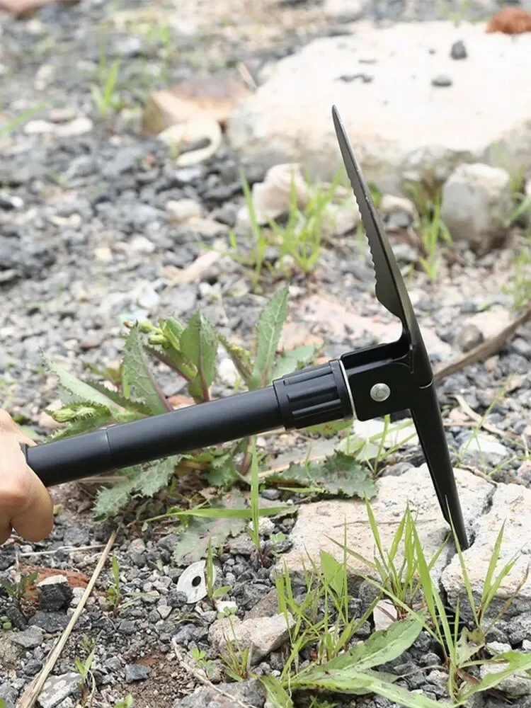 1PC Engineer Shovel Military Shovel Outdoor Multifunctional Folding Garden Hand Tools Vehicle Camping Fishing Spade Pickaxe New