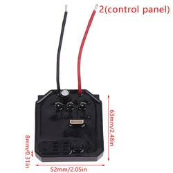 Enhanced Brushless Electric Wrench Controller Motherboard Accessories (Control panel)