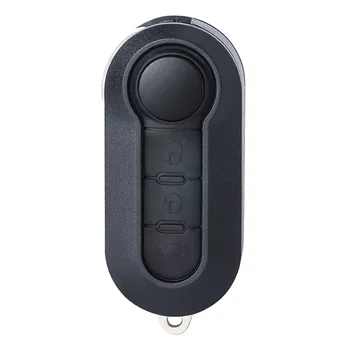 Keyforkess 433MHz PCF7946 Chip LTQF12AM433TX sostituzione 3 pulsanti Flip Remote Car Key Fob per Fiat 500 500L 2012-2015 - KEYECU 433MHz PCF7946 Chip LTQF12AM433TX sostituzione 3 pulsanti Flip Remote Car Key Fob per Fiat