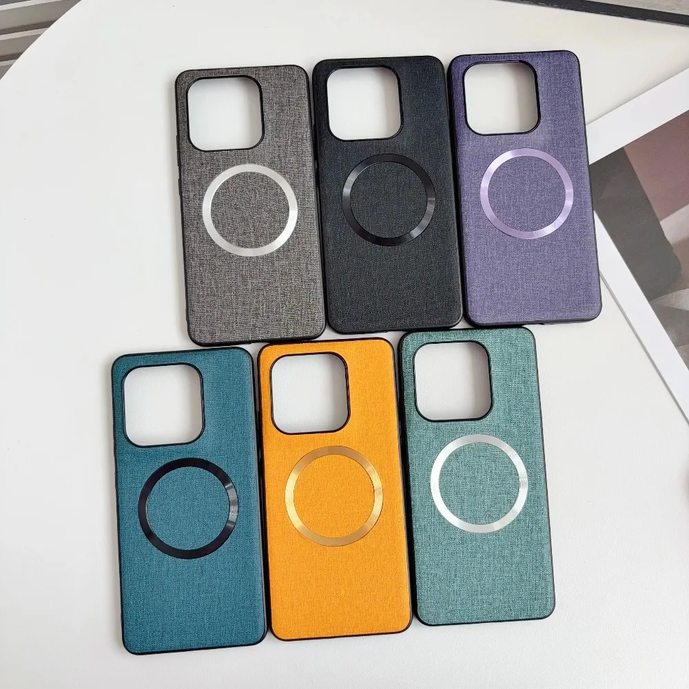 Luxury Fabric Magnetic Slim Shockproof Case Cover