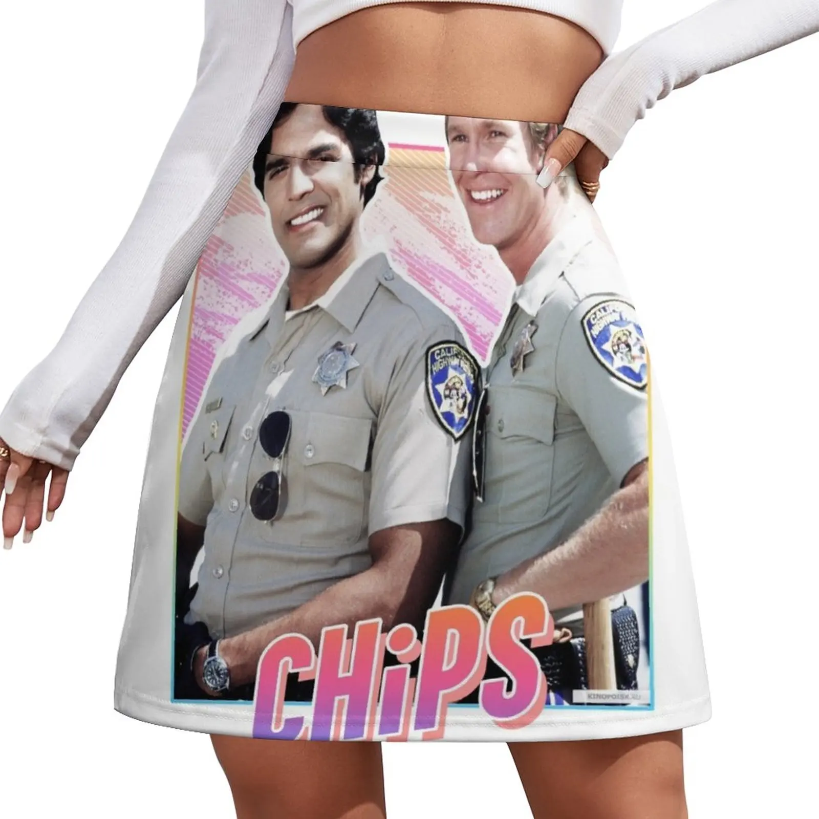 

CHiPs - 80s design Mini Skirt skirt sets mini denim skirt
