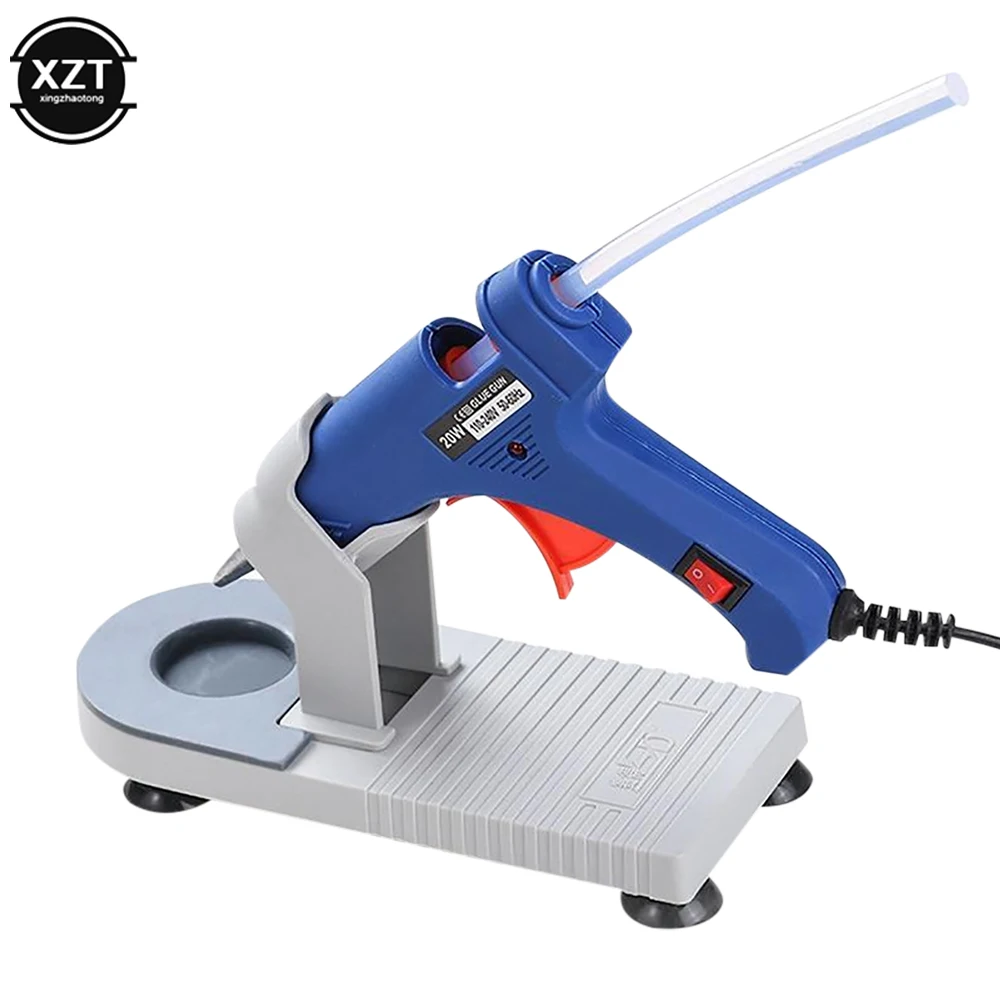 Handmade DIY Tools hot melt Glue Gun stand glue gun base Universal sucker Industrial Guns holder gadgets Glue gun Organizer glue gun base