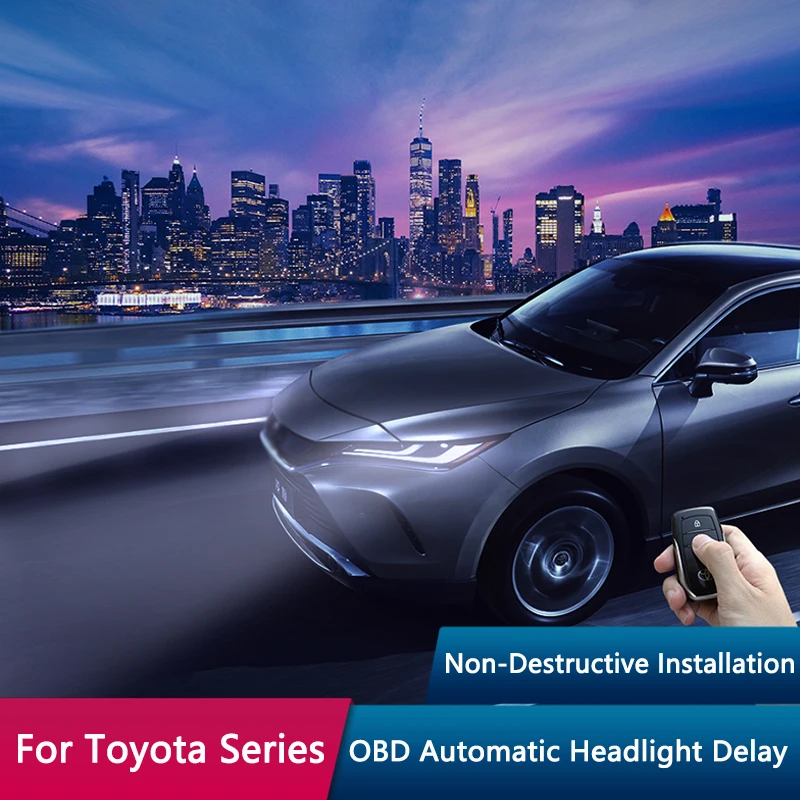 

QHCP автомобильная автоматическая противотуманная фара задержка фары OBD разъем модуль для Toyota Camry/Corolla/Highlander/Sienna/Harrier/Venza/RAV4
