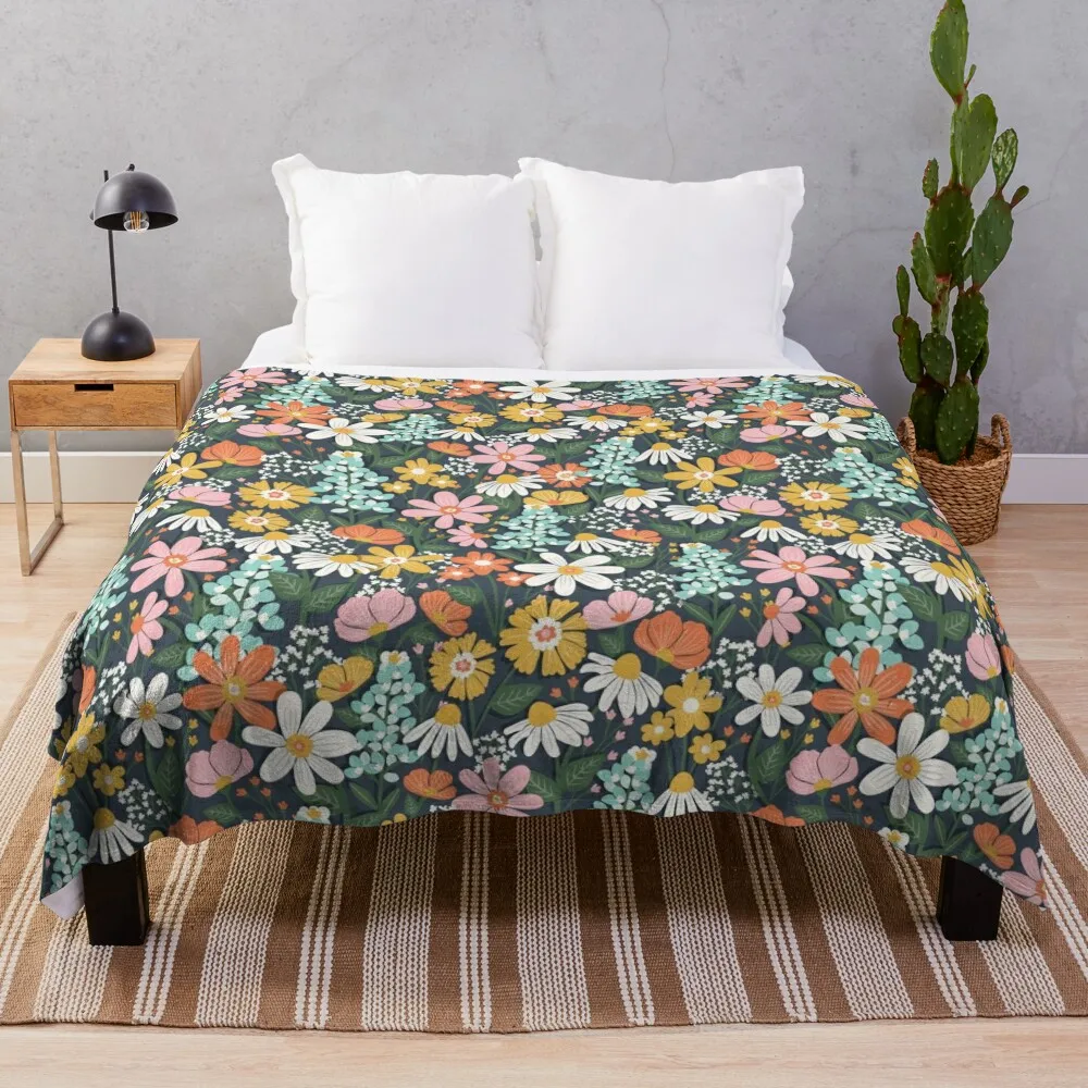 

Spring Meadow Throw Blanket bed plaid Decorative Sofas blankets and throws decorative Blankets
