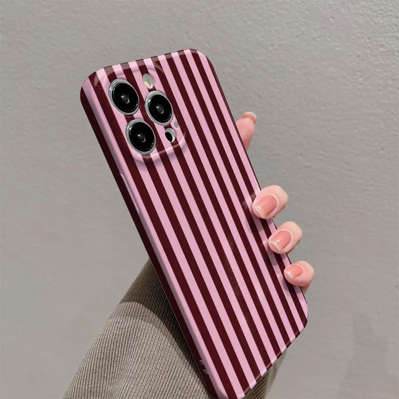 Sleek Vertical Stripes Phone Case - Stylish Protective Back Cover