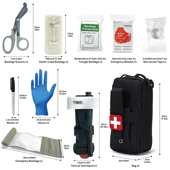 TactiMed 10-in-1 IFAK Emergency Survival Kit 1