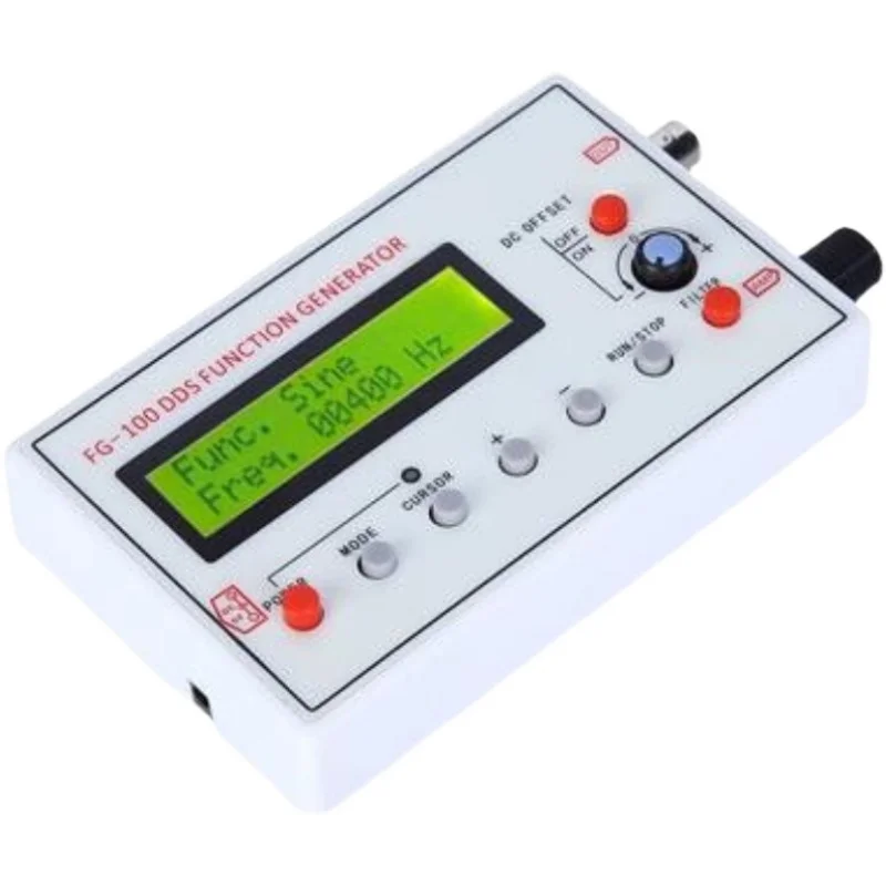 FG-100 1Hz-500KHz DDS Function Signal Generator Frequency Counter Signal Source Module Sine Square Triangle Sawtooth Waveform