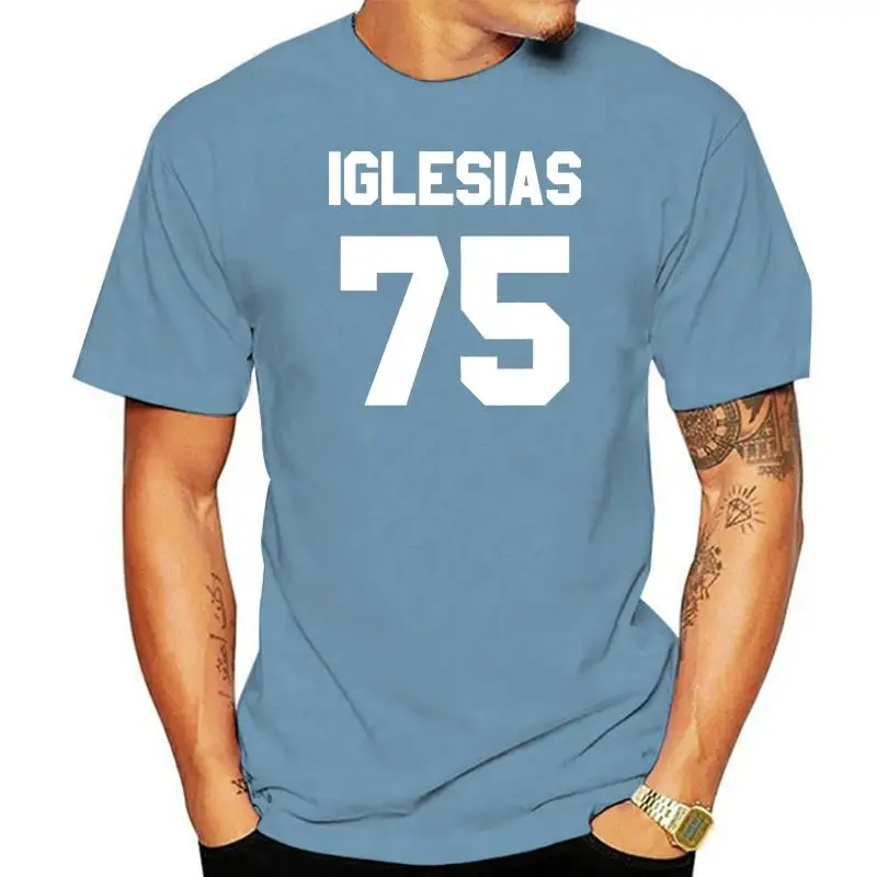 Maglietta Iglesias 75 Uomo Enrique Pop Musica 10 Colori