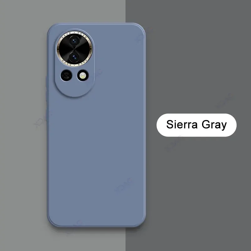 Premium Soft Silicone Protective Case for Smartphones - Full Camera Coverage, Square Design
