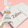 Personalized Baby First Name Cover Kids Custom Blanket Newborn Boy Girl Birthday Gift Swaddle Bed Toddler Stroller Crib Blanket 6