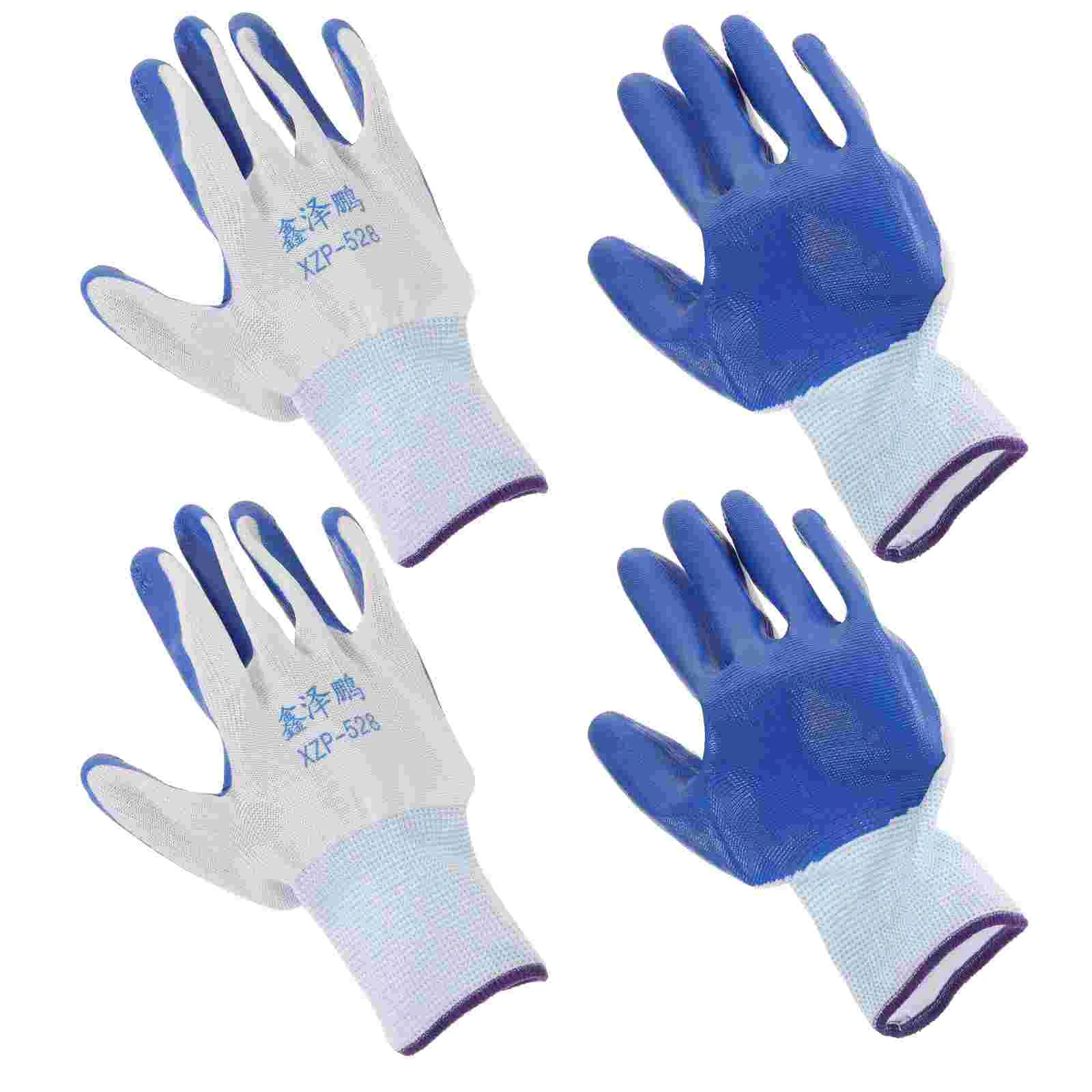 

2 Pairs Anti Bite Gloves Pet Training Chinchilla Protective PVC Hamster Anti-bite Hand Cover