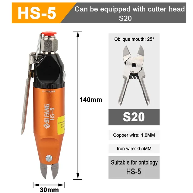 Tronchese Pneumatica Per Filo Metallico - Forbicine Elettriche Mini HS5S2S 390N - Foto 9