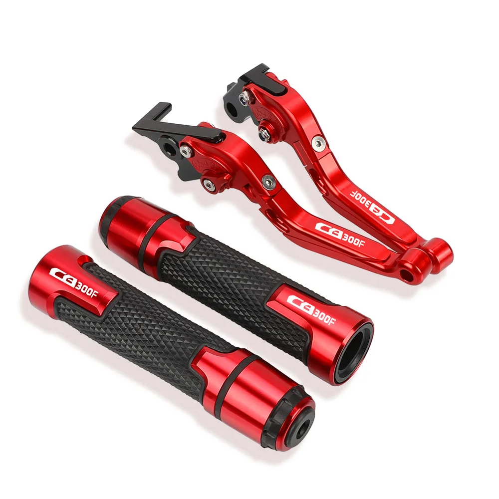 

FOR HONDA CB300F CB 300F 2014 2015 2016 2017 2018 Motorcycle Aluminum Adjustable Brake Clutch Levers Handlebar Hand Grips Ends