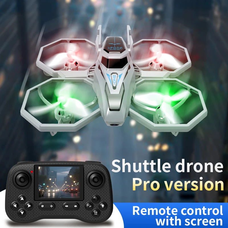 H118Pro 2.4G RC 스턴트 미니 드론 어린이 장난감 HD 카메라 원격 제어 쿼드콥터 컬러 조명 무선 조종 드론 장난감