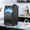 Countertop Ice Maker with 2 Water Inlets & Appointment Function, Freestanding Ice Machine with 11lbs Storage Bin, Ice Scoop, Dra 6
