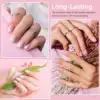 Full Manicure Tools Kit 10/18 PCS Gel Polish with Nail Lamp Set Top Base Coat Semi Permanent Gel Varnishes Complete Nail Gel Kit 3