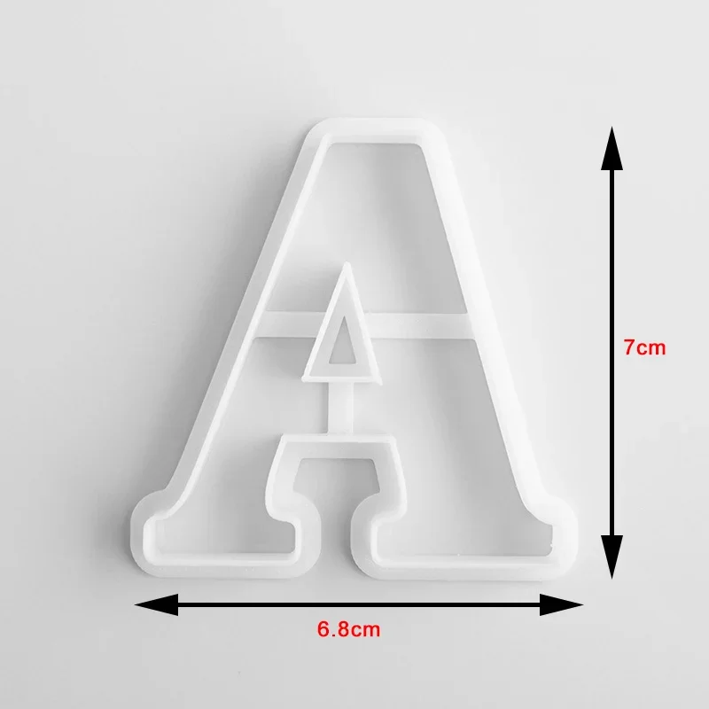A-Z English Letter Cake Decoration Tools Large Alphabet Birthday Wedding Cake Biscuit Mould DIY Fondant Pastry Cookie Cutter cookie cutter baking mold cookie mould cookie printing mold fondant cutter baking decorating tools cookie maker press kit