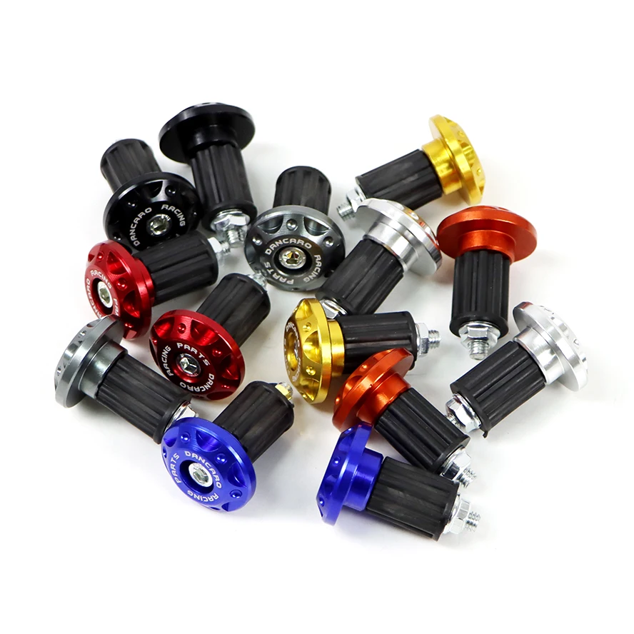 Motorcycle Handle Grips Handle Bar Ends Moto CNC Metal Handlebar Counterweight Plug Slider Motor Bike Dirt Bike Accessories