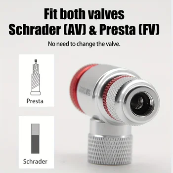 ThinkRider CO2 Pump For Bicycle Schrader Presta Adapter Bike Pump Inflator Aluminum Tire Tube Mini size MTB Bicycle Pumps CO2 Ca 4