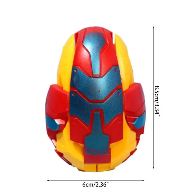 Dinosaur Eggs Deformation Robot Toy Automatic Transform Twisting Boys Baby Kids Educational Gift