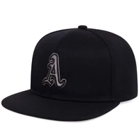 1piece Unisex Gothic Letter A Embroidery Hip-hop Hats Outdoor Adjustable Casual Baseball Caps Sunscreen Hat - Image 2