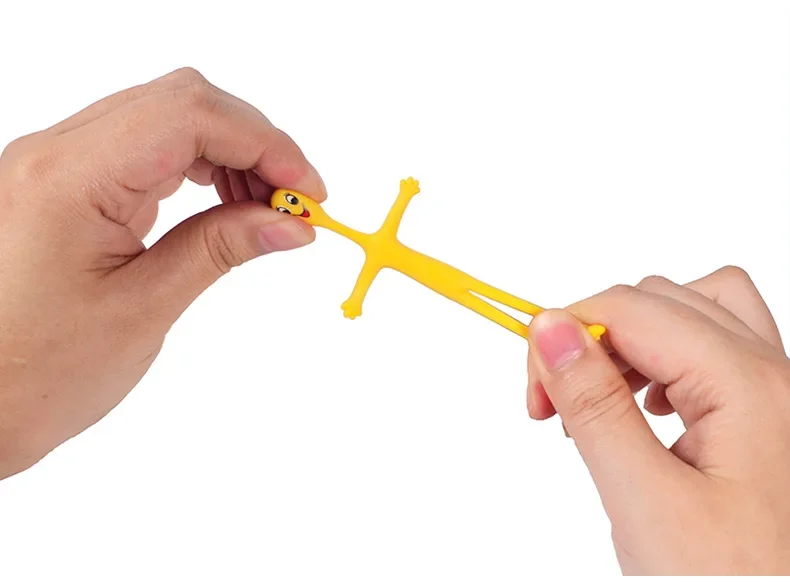 Fidget Toys Stress Relief Toys Colorful Smiley Man Stretchy Toy