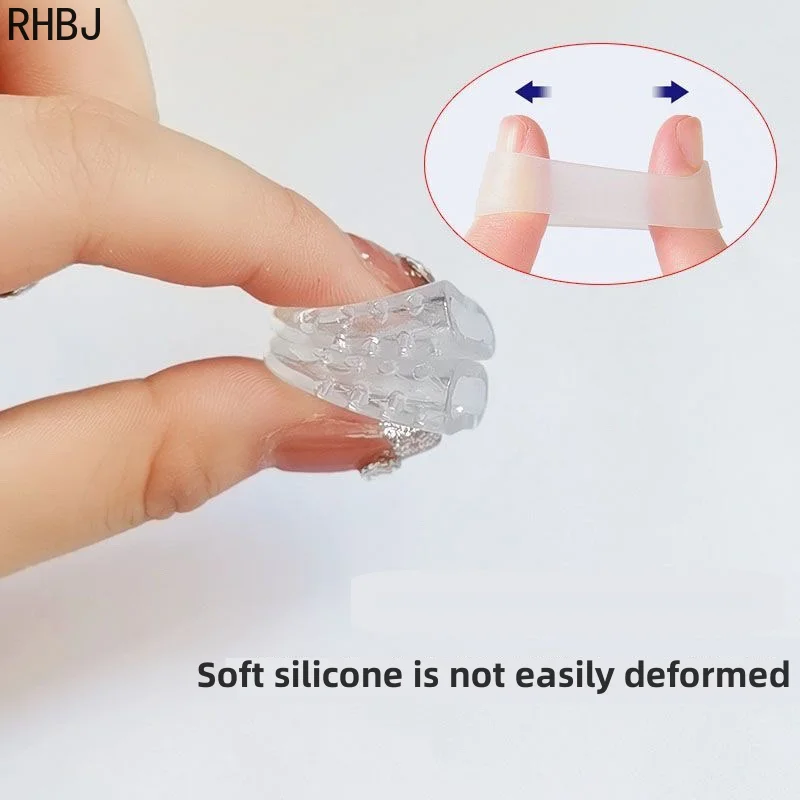 Transparent Silicone Toe Caps Anti-Friction Breathable Toe Protector Prevents Blisters Caps Cover Protectors Foot Care