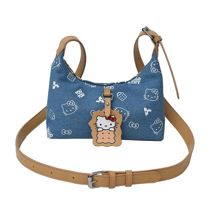 Kitty Kawaii Crossbody Bag New Fashion Cowboy Printing All-Match Cute Crossbody One Shoulder Bags For Woman Gift