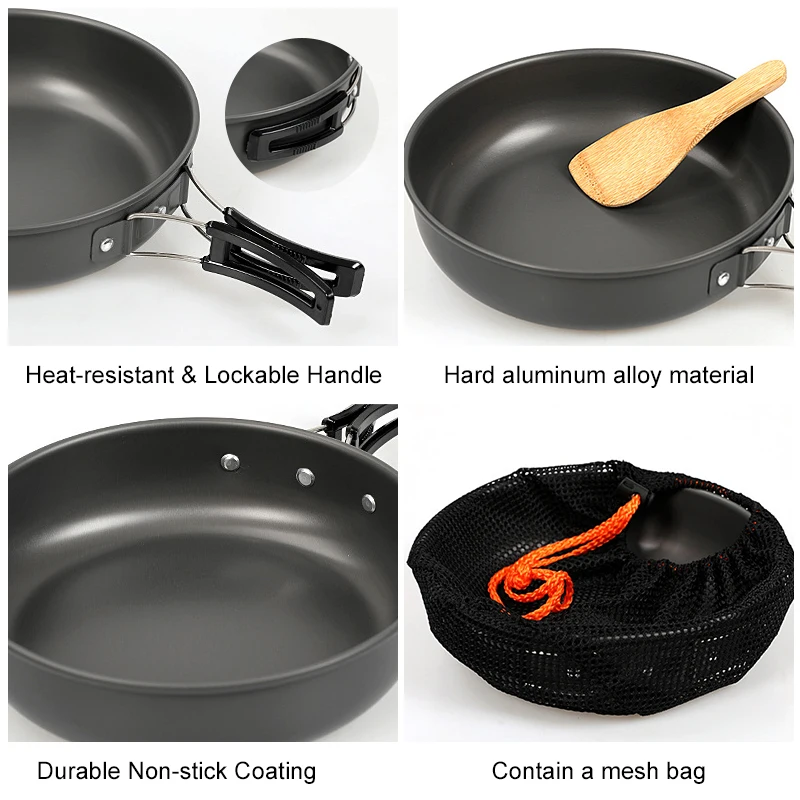 Nonstick Camping Frying Pan Camp Cooking Cookware Camping Boutique